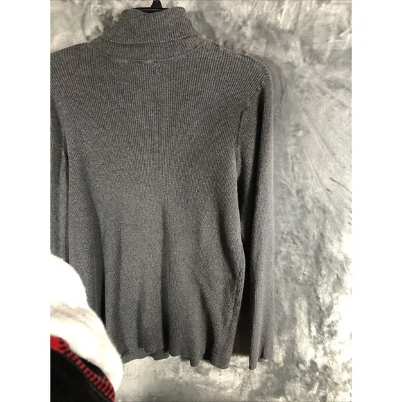 Old Navy Turtleneck Sweater Women’s Gray Adult Size Large - Picture 7 of 10
